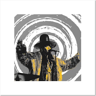 Badu Spiral Grey Posters and Art